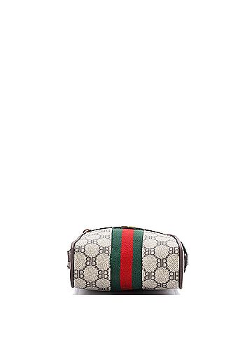 Balenciaga x Gucci The Hacker Project Zip Messenger Bag BB Coated Canvas Mini (view 2)