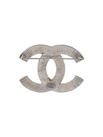 Chanel Baguette CC Brooch Metal with Crystals (view 2)