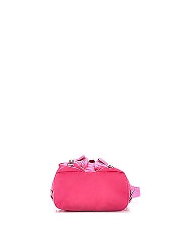 Prada Double Front Pocket Backpack Tessuto Small (view 2)