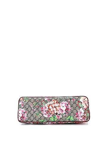 Gucci Convertible Zip Tote Blooms Print GG Coated Canvas Large (view 2)