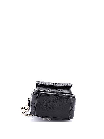Chanel Classic CC Chain Pocket Backpack Quilted Caviar Mini (view 2)