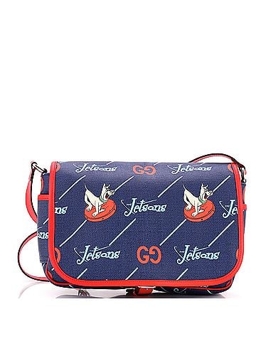 Gucci x The Jetsons Flap Messenger GG Astro Printed Coated Canvas (view 1)