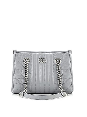 Gucci GG Marmont Aria Chain Shopping Tote Mixed Matelasse Leather Small (view 1)