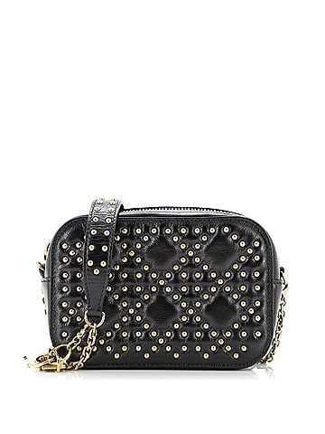 Christian Dior Lady Dior Camera Bag Cannage Studded Leather (view 1)