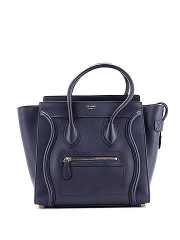 Céline Luggage Bag Smooth Leather Micro (view 1)