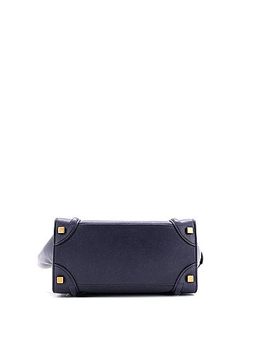 Céline Luggage Bag Smooth Leather Micro (view 2)