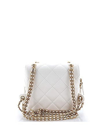 Chanel Chain Melody Flap Backpack Quilted Lambskin Small (view 2)