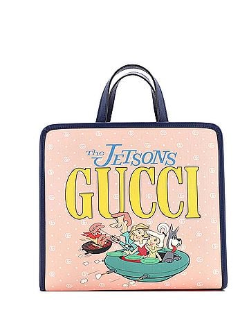 Gucci Children's Tote Printed Coated Canvas Medium (view 1)