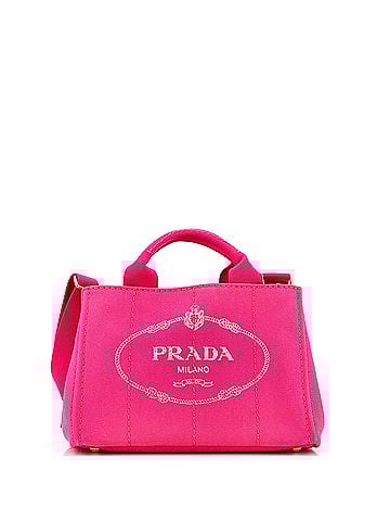 Prada Canapa Convertible Tote Canvas Mini (view 1)