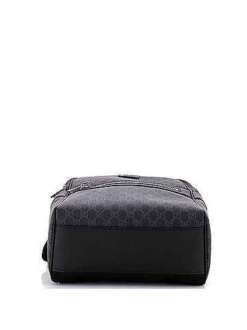Gucci Front Zip Pocket Backpack GG Coated Canvas Medium (view 2)