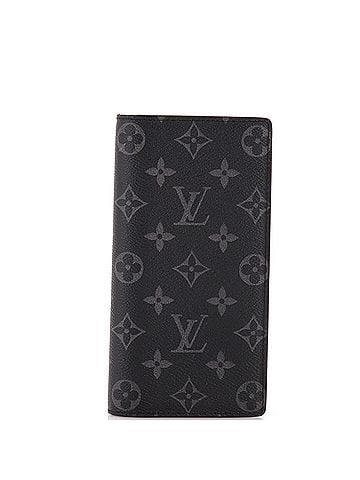 Louis Vuitton Brazza Wallet Monogram Eclipse Canvas (view 1)