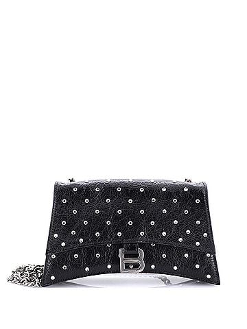 Balenciaga Crush Chain Flap Bag Crystal Embellished Leather XS (view 1)