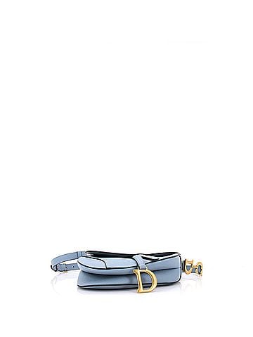 Christian Dior Saddle Handbag with Strap Leather Medium (view 2)