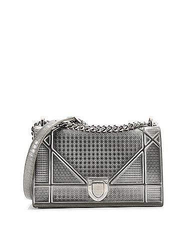 Christian Dior Diorama Flap Bag Cannage Embossed Calfskin Medium (view 1)