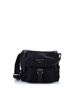 Prada 100% Nylon Black Buckle Messenger Bag Tessuto Small One size - photo 1