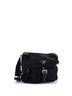 Prada 100% Nylon Black Buckle Messenger Bag Tessuto Small One size - photo 3