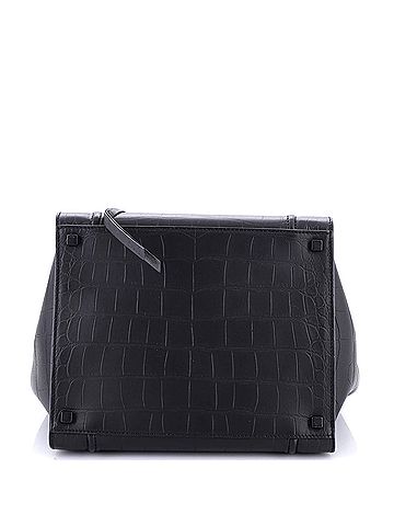 Céline Phantom Bag Crocodile Embossed Leather Medium (view 2)