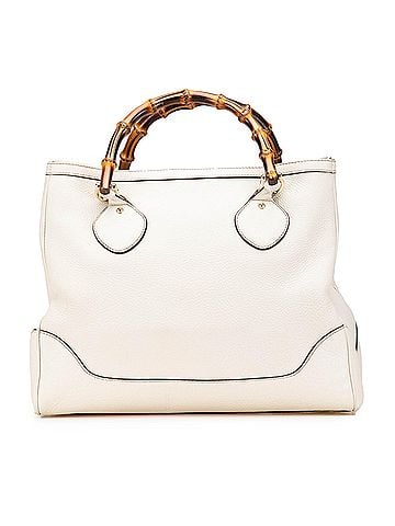 Gucci Medium Leather Bamboo Diana Tote (view 1)