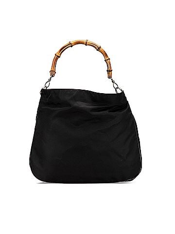 Gucci Nylon Bamboo Satchel (view 1)