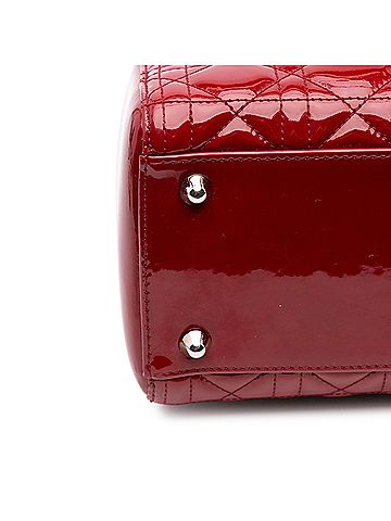 Dior Large Patent Cannage Lady Dior (view 2)