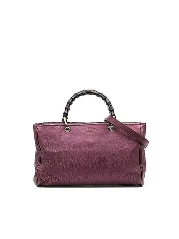 Gucci Medium Calfskin Bamboo Shopper Satchel (view 1)
