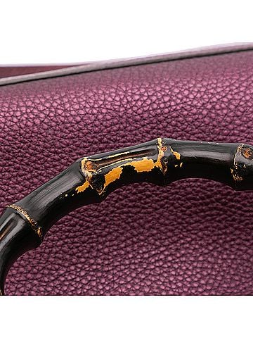 Gucci Medium Calfskin Bamboo Shopper Satchel (view 2)