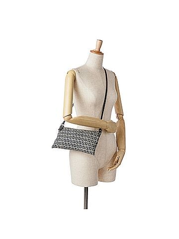 Fendi Zucchino Canvas Pochette Crossbody (view 2)