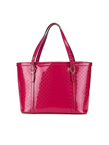 Gucci Patent Microguccissima Nice Tote (view 1)