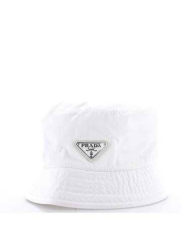Prada Logo Bucket Hat Re-Nylon (view 1)