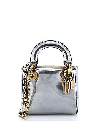 Christian Dior Lady Dior Chain Bag Patent Mini (view 1)