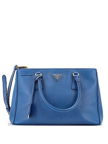 Prada Double Zip Lux Tote Saffiano Leather Small (view 1)