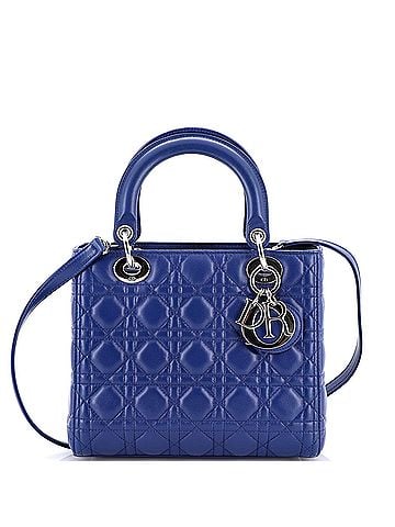 Christian Dior Lady Dior Bag Cannage Quilt Lambskin Medium (view 1)