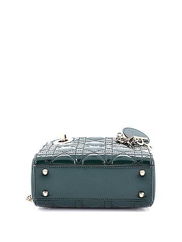 Christian Dior Lady Dior Chain Bag Cannage Quilt Patent Mini (view 2)