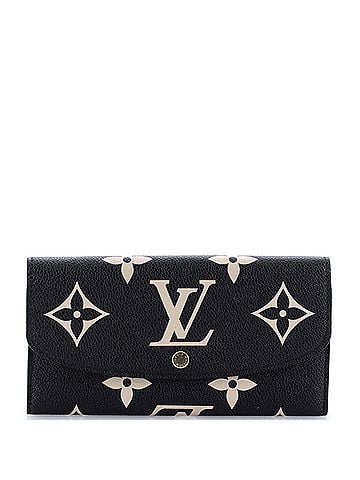 Louis Vuitton Emilie Wallet Bicolor Monogram Empreinte Giant (view 1)