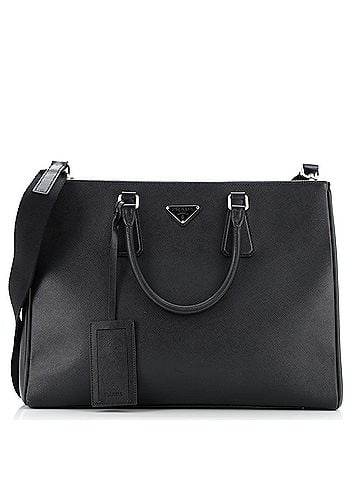 Prada Cuir Double Tote Saffiano Leather Large (view 1)