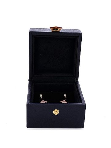 Louis Vuitton Color Blossom BB Dangle Earrings 18K Rose Gold with Mother of Pearl and Diamond (view 2)