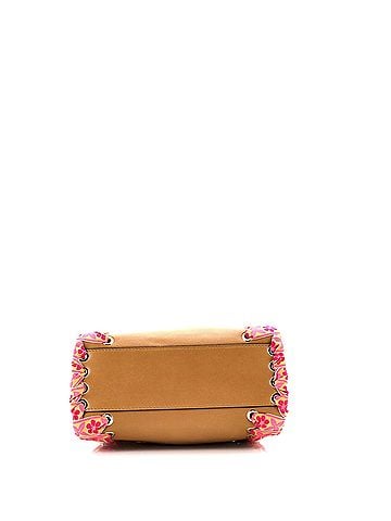 Fendi Peekaboo Bag Leather with Ribbon Whipstitch Mini (view 2)