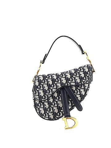 Christian Dior Saddle Handbag Oblique Canvas Mini (view 1)