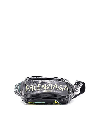 Balenciaga Graffiti Explorer Belt Bag Leather Medium (view 2)