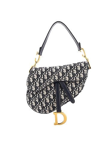 Christian Dior Saddle Handbag Oblique Canvas Medium (view 1)