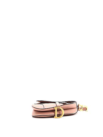 Christian Dior Saddle Handbag Leather Medium (view 2)