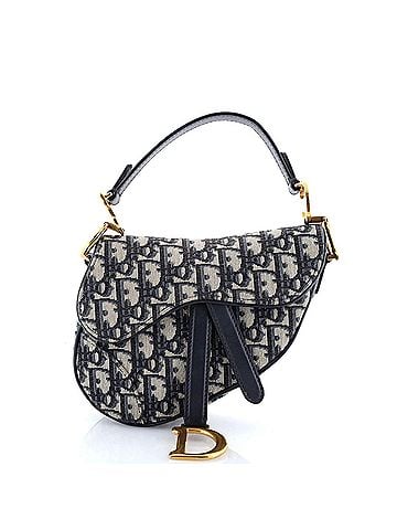 Christian Dior Saddle Handbag Oblique Canvas Mini (view 1)
