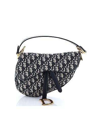 Christian Dior Saddle Handbag Oblique Canvas Medium (view 1)