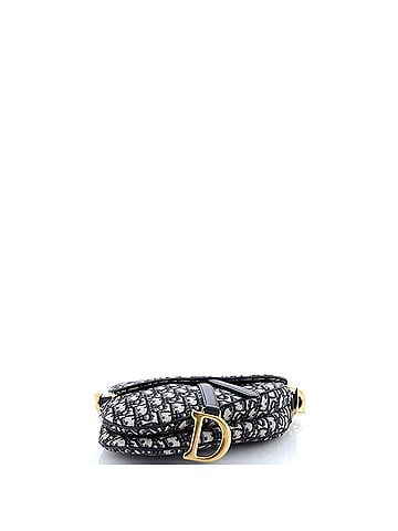 Christian Dior Saddle Handbag Oblique Canvas Medium (view 2)