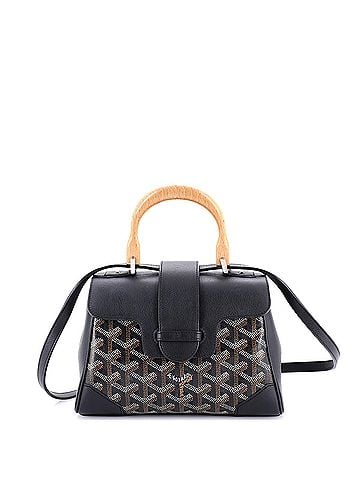 Goyard Saigon Top Handle Bag Coated Canvas with Leather Mini (view 1)