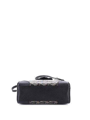 Goyard Saigon Top Handle Bag Coated Canvas with Leather Mini (view 2)