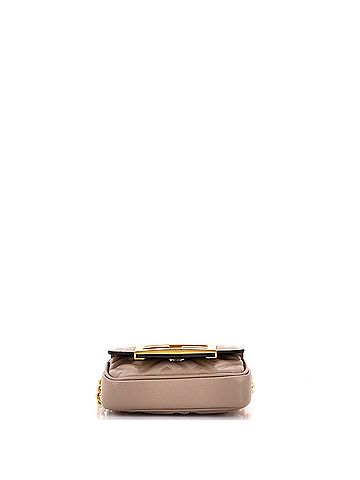 Fendi Baguette NM Bag Zucca Embossed Leather Nano (view 2)