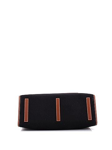 Burberry Freya Shopping Tote Canvas with Leather Medium (view 2)