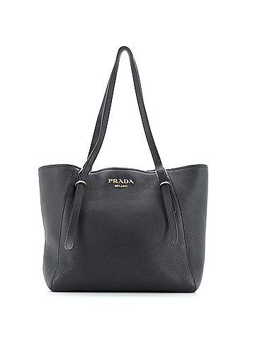 Prada Belted Open Tote Vitello Daino Medium (view 1)