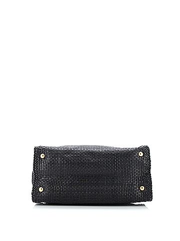 Prada Convertible Open Tote Madras Woven Leather Medium (view 2)